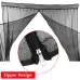 Magnetic Screen Back Anti-mosquito Door Flyscreen Mesh Ventilation Sunshade Fly Curtain Net For Van Campervan