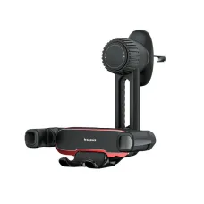 Baseus BS-CM040 Horizontal Car Phone Holder Metal Gravity Car Air Vent Cellphone Stand 360 Universal Rotation Ball for 4.7inch-6.5inch Mobile Phone