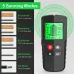 5-in-1 Stud Finder Wall Scanner with Backlit Display - Accurately Detect Wood Metal Studs Live AC Wires Enhanced Depth Detection Essential Tool for Home Improvement and Construction