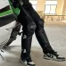 Motorcycle Electric Vehicle PU Knee Pads Adjustable Knee Protector Motocross Tactcal Sport Riding Cycling Skating Ski Knee Pad