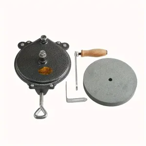 Knife Sharpener Hand-cranking Grinding Machine Sharpener Tool For Kitchen Knife Garden Tool Sharpener 6 Inches DIY Polishing Machine Tool Grinder