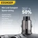 ESSAGER ES-CC15 45W 2-Port USB PD Car Charger Adapter USB-A+USB-C PD3.0 QC3.0 Support AFC FCP iP2.4A Fast Charging for iPhone 16 16 Pro 15 14 13 Pro Max for Huawei Pura X for Xiaomi 15pro for Samsung Galaxy S25 Ultra