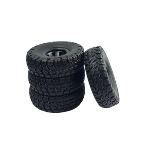 4PCS LDRC 18499 1/18 Rock Crawler RC Car Original Parts Tires Wheels Vehicles Models Spare Accessories