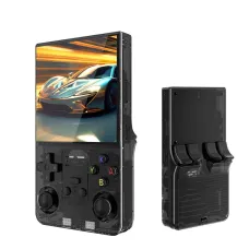 R39 MAX 128G Handheld Game Console 4-Inch HD Screen RK3326 30+ Emulators 40000+ Games for PSP NDS GBA 3500mAh Battery Arcade Retro Gaming Console Open-source Linux System
