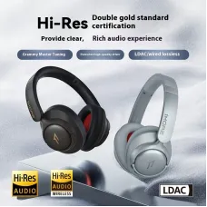 1MORE SonoFlowS ANC Headset Wireless bluetooth Headphone Double Hi-Res Audio LDAC -45dB Active Noise Cancelling Dual Mic 40mm Drivers 90H Playback Over-head Headphones with Mic