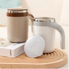 Automatic Stirring 380ml Magnetic Mug Rechargeable Model Stirring Coffee Cup Electric Stirring Cup Lazy Milkshake Rotating Cup
