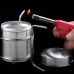 IPRee Mini Portable Liquid Alcohol Stoves Camping Picnic Stove Outdoor Stainless Steel Liquid Alcohol Stove Liquid Burner for Camping
