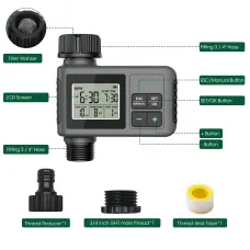 SGW01 Smart Irrigation Timer Outdoor Garden Watering Controller Automatic Flower Watering ABS UV Resistant IP55 Waterproof