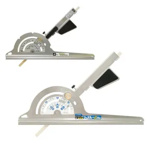 Shinwa Circular Saw Guide Ruler Stainless Steel Quick Adjust 9.1 Inches 23 cm Precision Woodworking Tool Accurate Cutting Measurements