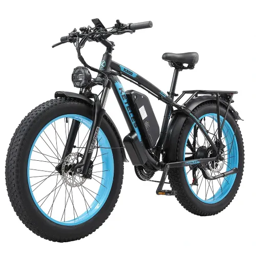 USA DIRECT Keteles K800 Electric Bike 17.5Ah 48V Battery 1000W Motor Recommended Top Speed 25KM/H 26inch Tires 60KM Mileage Range 180KG Max Load Electric Bicycle
