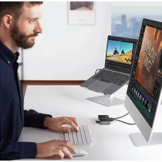 UGREEN CM662 USB KVM Switch USB 3.0 Switcher KVM Switch for PC Keyboard Mouse Printer 2 PCs Sharing 4 Devices USB Switch