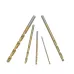Drillpro 50PCS 1/1.5/2/2.5/3mm HSS Titanium Coated Twist Drill Bits High Speed Steel Drill Bit Set