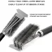 Long Handle BBQ Grill Cleaning Brush with Stainless Steel Scraper Bristles Cleaner Heavy Duty BBQ Tool Easy Stain Removal Grill Wire Brush Barbecue Accessories