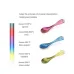 TiTo Portable Titanium Outdoor Camping Spoon Accessories Picnic Hiking Travel Tableware 2 in 1 Ultralight Kitchenware