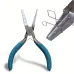 Jewelry Pliers Square Rite with Scales Alloy Steel 6 inch for 2-8mm Shapes Wire Wrapping and Jump Rings