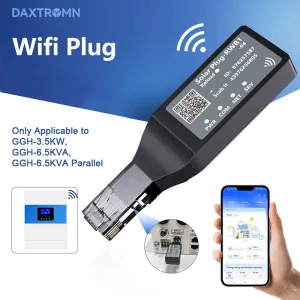 DAXTROMN WiFi Module for GGH-3.5KW/GGH-6.5KVA/GGH-6.5KVA Parallel Solar Pure Sine Wave Inverter WiFi Connectivity.