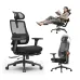 Newtral MagicH-BP Ergonomic Chair with Footrest - Home Office Desk Chair with Auto-Following Lumbar Support, 4D Armrest, Seat Depth & Height Adjustable, 96-136 Reclines