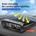 Universal Solar Power Digital GPS Car Speedometer Wireless HUD Display Mph KM/H Speedometer Time Speed Alarm Temperature Altitude