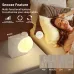 Colorful Atmosphere Moon Light Sunrise Alarm Clock Wake-Up Light Breathing Light Three-Speed Dimming Clock Dual Alarm Clock Timing  Sound Machine for Heavy Sleepers Nightlight Sleep Aid Snooze 10 Nature Sounds 8 Colors Ideal for Gift