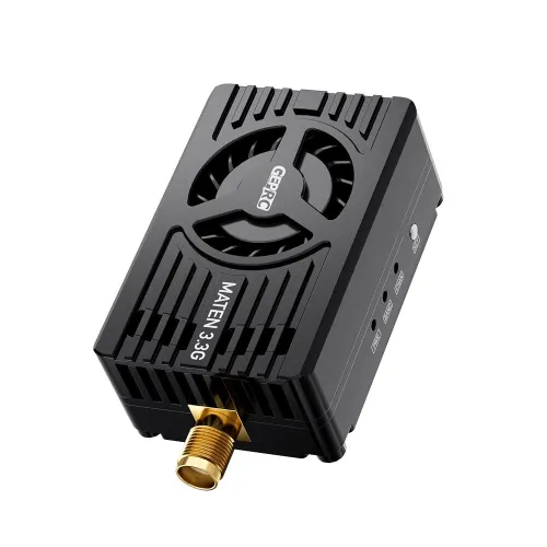 3.3GHz GEPRC MATEN 5W VTX PRO FPV Transmitter 48CH 25/200/1600/5000mW/Pit 7-36V(2-8S) IRC Tramp SMA 20x20mm(M2) 28.4g for FPV Long Range FPV Drone