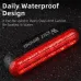 WESBIKING Bicycle Laser Brake Sensing Taillight IPX5 Waterproof 450mAH USB Charging Bike Rear Light for Night Riding Safety
