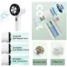 Portable Mini Handheld Ice Compress Fan USB Rechargeable 2200mAh Battery 3 Speed Settings Lightweight for Home Office Travel Outdoor