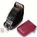 Business PU Leather ID Credit Card Holder Handbag Multi Card Leather Coin Purse Vertical Imitation Snake Texture Zipper Organ Bag