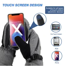 MOHOO Ski Gloves Winter Gloves Men Waterproof Warm Mittens for Women Snowboard Gloves Mittens for Winter