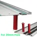 20mm Dog Hole Woodworking Table Limit Blocks 1pc Aluminum Alloy Guide Rail Track Workbench Peg Brake Bench Clamp