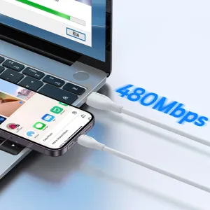 Baseus Ultra-Fast Series PD20W Type-C to iP Cable PD Fast Charging Data Transmission Reinforced Copper Core Line 1M Long for iPhone 6-14 Series