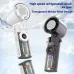 Neck Hanging Fan Portable 199 Gear Cooling Fan Turbine Handheld Small Fan with LED Display Smart Indicator Lights