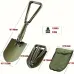 IPRee Outdoor Folding Shovel Steel Multifunctional Camping Tool Survival Shovel With Storage Bag For Outdoor Adventures