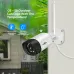 Hiseeu 4HC25 5MP 8CH Wireless CCTV Surveillance Camera System PTZ WiFi Camera with 12-inch Monitor Color Night Vision Two-way Audio Security Cameras Eseecloud APP Support Alexa
