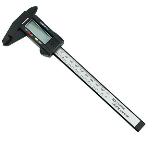 6-inch 150mm Electronic Digital Caliper Ruler Carbon Fiber Composite Vernier