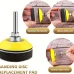 5pcs Hook and Loop Sanding Pads for Drill Attachment 2 Inch Foam Backing Compatible with Angle Grinders Sanding Polishing Pads 1/4 Shank