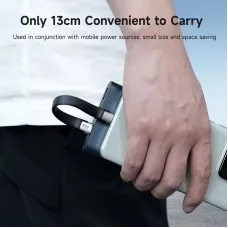 Hagibis USB4 Data Cable 40Gbps USB C to C Short Cable PD 240W 8K 60Hz for TB3/4 15 Pro Max SSD Power Bank