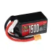 ZOP Power 6S 22.2V 1500mAh 120/240C 33.3Wh LiPo Battery XT60 Plug for SpeedyBee Master 5 Geprc Cinelog35 Analog