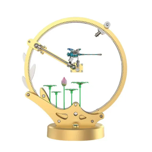 TECHING Flying Dragonfly Sculpture 3D Metal Model DIY Assembly Kit Excellent STEAM Educational Science Discovery Toys Kids Children Gift