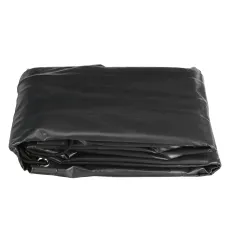 600D Trailer Cover Waterproof Windproof Dust Protector With Rubber Belt 125x95x13cm
