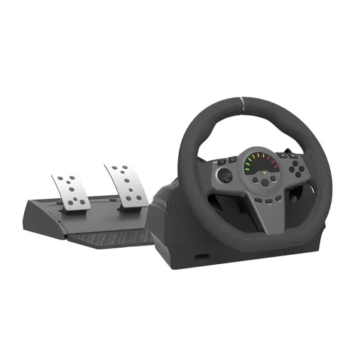 HS-GT001 270 Game Racing Wheel Gaming Simracing Car Pedal Vibration Controller Racing Steering Wheel for PS4/PS3/Switch/PC