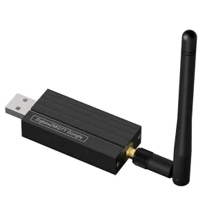 Tuya ZBDongle-P Smart Gateway Zigbee3.0 USB Dongle Plus MQTT Gateway Work with Home Assistant Zigbee2MQTT Compatible 128 Devices