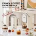 CAFELFFE MK-202 4-in-1 Electric Milk Frother Frothing Foamer Chocolate Mixer Cold/Hot Latte Cappuccino Fully Automatic Milk Warmer