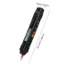 Pen Type 4000Count Digital Multimeter AC/DC Voltage Tester NCV Non-Contact Test LED Light Black High Precision Portable for Precision Electrical Testing