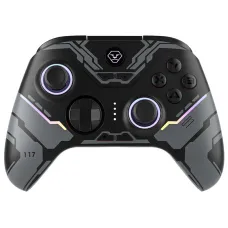 Aolion AL-NS2286 RGB Hall Linear Trigger Wireless Gaming Controller bluetooth Joystick Gamepad with Macro Pragramming Back Keys for PC/Switch/IOS/Android