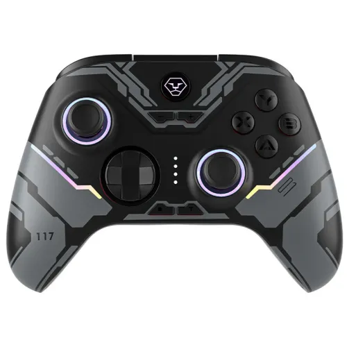 Aolion AL-NS2286 RGB Hall Linear Trigger Wireless Gaming Controller bluetooth Joystick Gamepad with Macro Pragramming Back Keys for PC/Switch/IOS/Android