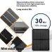 9W Portable Solar Panel Monocrystalline Silicon 6V Outdoor Charging Mobile Phone Tablet Power Bank USB-C USB-A Output