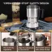 400W Multifunctional Electric Coffee Grinder Adjustable Grinding Levels Stainless Steel for Coffee Beans Spices Nuts Home Kitchen 35,000 RPM