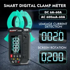 WINAPEX 268B Leakage Current Detect Clamp Meter 0.1mA high resolution True RMS Multimeter AC DC Clamp Meter