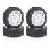 4PCS Upgraded Tires Wheel Rims for Arrma 1/18 2S Typhon Grom RC Cars Vehicles Models Spare Parts Accessories