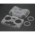 Jumperrc T20/T20S Transmitter Modification Accessories Front/Rear Case Shells Faceplate Panel Replacement Part
